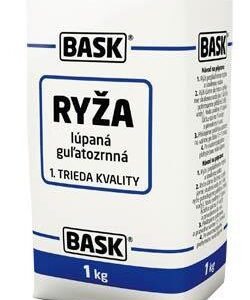 BASK Ryža guľatozrnná 10 x 1 kg