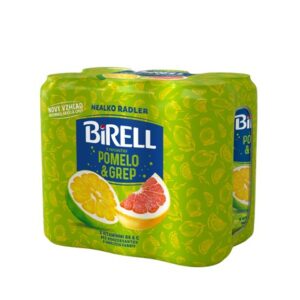 BIRELL Radler nealkoholický pomelo-grep pack 24 x 500 ml vratná plechovka