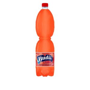 Budiš minerálna voda červený pomaranč 6 x 1,5 l vratná PET fľaša