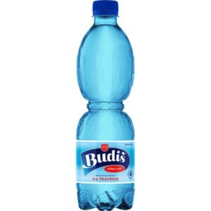 Budiš minerálna voda perlivá 12 x 500 ml vratná PET fľaša