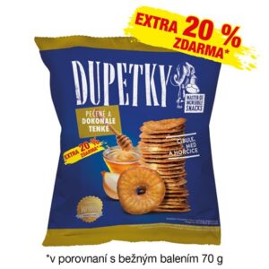 DUPETKY Cibuľa, med a horčica 70 g + 20% navyše