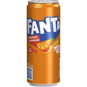 FANTA Sýtený nápoj pomaranč 24 x 330 ml vratná plechovka