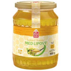 Fine Life Med kvetový lipový 900 g