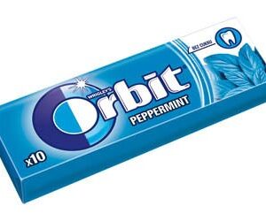 Orbit žuvačky peppermint dražé 30 x 14 g