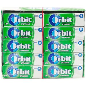 Orbit žuvačky spearmint dražé 30 x 14 g