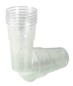 Pohár 500 ml PET transparentný 50 ks