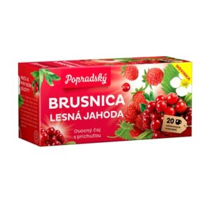 Popradský Čaj ovocný brusnica lesná jahoda 40 g