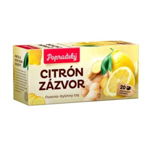 Popradský Čaj ovocný citrón zázvor 40 g