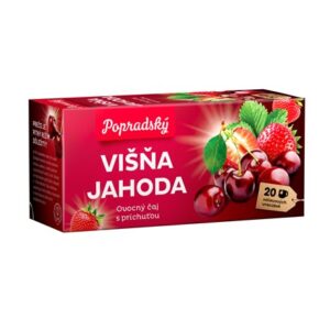 Popradský Čaj ovocný višňa jahoda 40 g