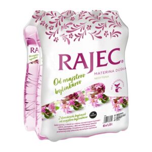 RAJEC Pramenitá voda materina dúška 6 x 1,5 l vratná PET fľaša