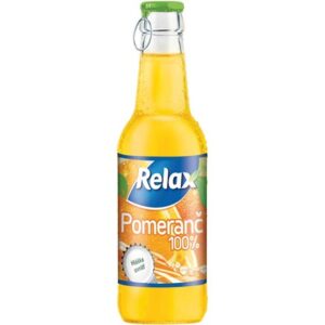 Relax džús viečko pomaranč 100 % 24 x 250 ml SKLO