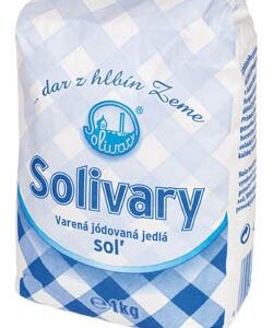 Solivary varená jedlá soľ jódovaná 12 x 1 kg