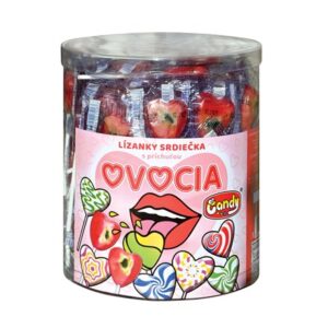 TOL Lízanka ovocná srdiečko 125 x 8 g