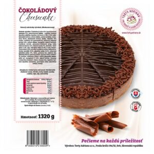 TORTY ADRIANA Cheesecake čokoládový mraz. 1320 g