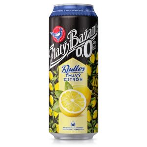Zlatý Bažant 0,0° pivo nealkoholické radler tmavý citrón
