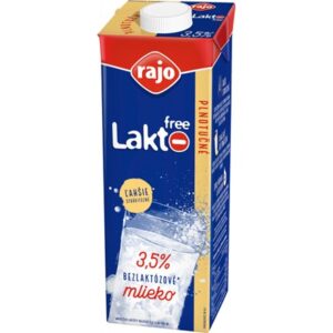 rajo Mlieko Lakto free bezlaktózové UHT 3,5 % chlad. 12 x 1 l