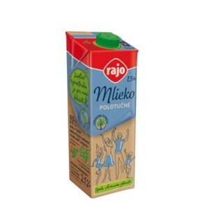 rajo Mlieko UHT 1,5 % chlad. 12 x 1 l